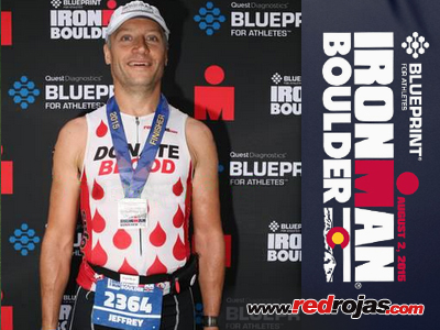 Jeff sets personal best of 10:41 at IronMan Boulder 2015 - Boulder, Co. - August 2, 2015