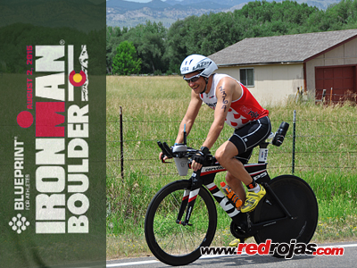 Jeff bikes the contry side at IronMan Boulder 2015 - Boulder, Co. - August 2, 2015