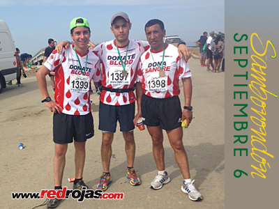 Sebastin, Sebastin and Jos at the Samborondn 30k - Guayaquil, Ecuador - September 6, 2015