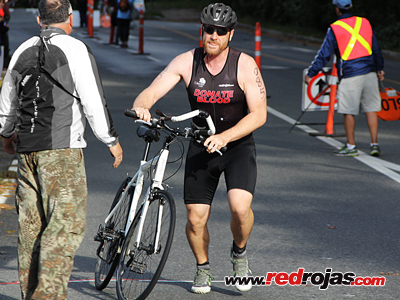Hart at the Vancouver Triathlon - Stanley Park, BC. - September 20, 2015