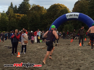 Hart at the Vancouver Triathlon - Stanley Park, BC. - September 20, 2015