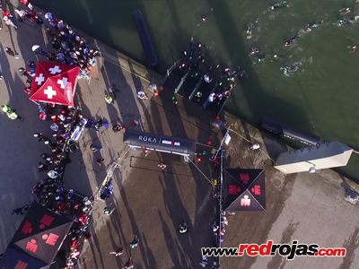 Swim to bike at Louisville Ironman - Kentucky, USA - October 11, 2015