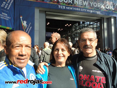 Elsa and Digenes are full blooded at the New York Marathon - November 01, 2015