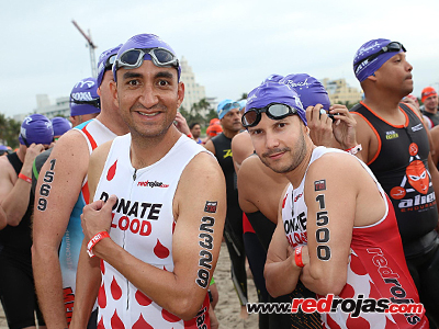 Julian and Alberto at the Miami Beach Triathlon - Miami, Florida - April 3, 2016
