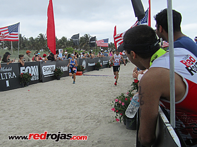 Riaz finishes ahead - Supporting teammates at the Miami Beach Triathlon - Miami, Florida - April 3, 2016