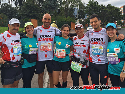 RedRojas and the Viteri Docs at the Bogot Half Marathon - Bogot, Colombia - July 31, 2016