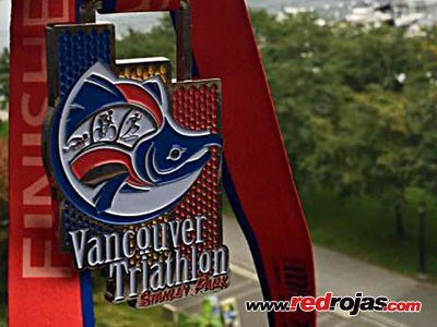 RedRojas at the Vancouver triathlon - Stanley Park, BC, Canada - September 5, 2016