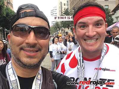 Jorge and Arturo at the Hollywood Run With The Stars 10k - Hollywood, Ca - April 8, 2017