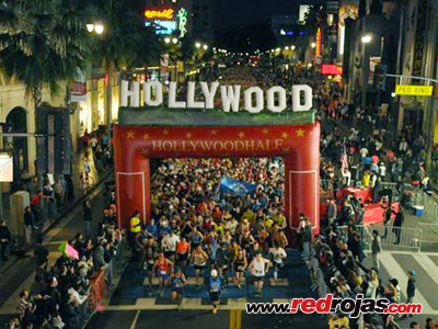 RedRojas at the Hollywood Run With The Stars 10k, 6AM - Hollywood, Ca - April 8, 2017