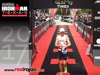 Jeff at the North American IronMan Championship - The Woodlands, TX, USA - April 22, 2017