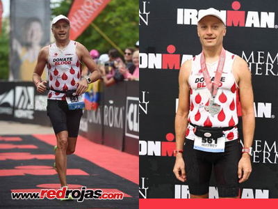 Jeff at the North American IronMan Championship - The Woodlands, TX, USA - April 22, 2017