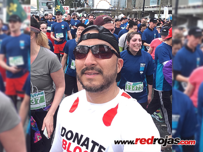 Jorge at the SunRun 10k - Vancouver, Canada - April 23, 2017