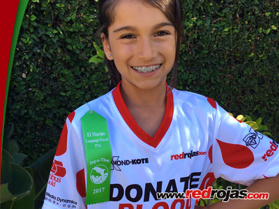 Valentina runs a record 15 laps at the El Marino Jogathon - Culver City, California - May 1, 2017