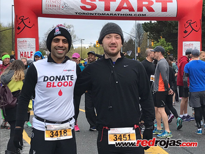 Riaz at the Googdlife Toronto Half Marathon - May 7, 2017