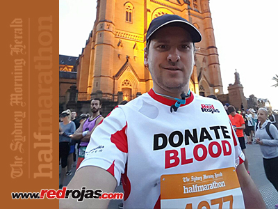 Christian runs the Sydney Half Marathon - May 21, 2017