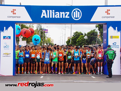 RedRojasat the Allianz World Run 15k - Bogot, Colombia - June 4, 2017