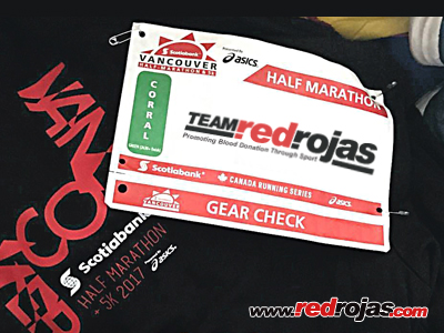 RedRojas at the Scotiabank Half Marathon - Vancouver, Canada - June 25, 2017
