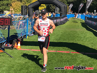 Dean at the Vancouver Triathlon - Stanley Park, BC, Canada - September 4, 2017