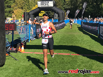 Riaz at the Vancouver Triathlon - Stanley Park, BC, Canada - September 4, 2017