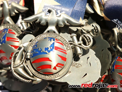 Elsa and Digenes at the Marine Corps Marathon - Arlington, Virginia - October 22, 2017