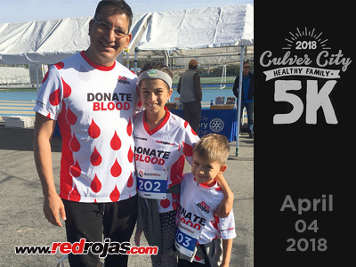 Andres, Valentina and Tomas at the Culver City 5k - Los Angeles, California - Apr 08, 2018