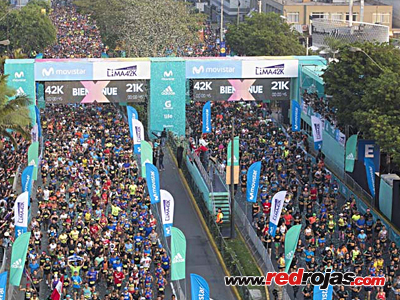 Digenes and Elsa at the Lima Marathon and 10k - Peru - May 20, 2018