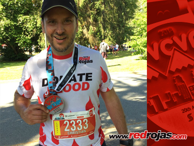 Christian at the ScotiaBank Half Marathon - Vancouver, Canada - June 24, 2018