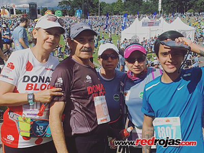 Elsa and Digenes at the Media Maratn de Bogot - Colombia - July 29, 2018