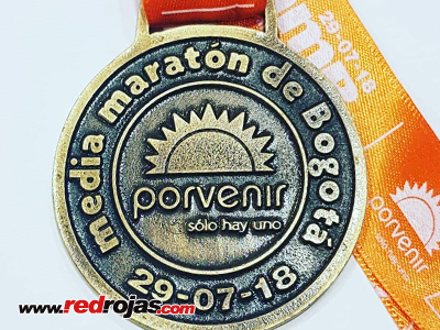 Elsa and Digenes at the Media Maratn de Bogot - Colombia - July 29, 2018