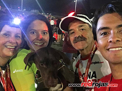 Elsa and Digenes at the Bogot NightRace 10k - Colombia - March 24, 2019