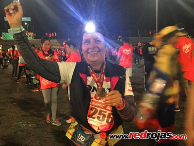 Elsa and Digenes at the Bogot NightRace 10k - Colombia - March 24, 2019
