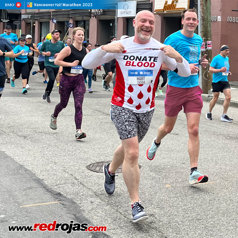 Hart at the BMO Vancouver Half Marathon's 8km - Vancouver, BC - May 7, 2023