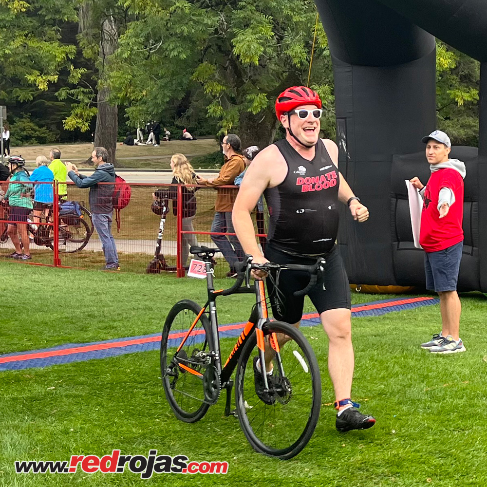 Hart and Jason compete at the Vancouver Triathlon - Vancouver, BC - September 4, 2023