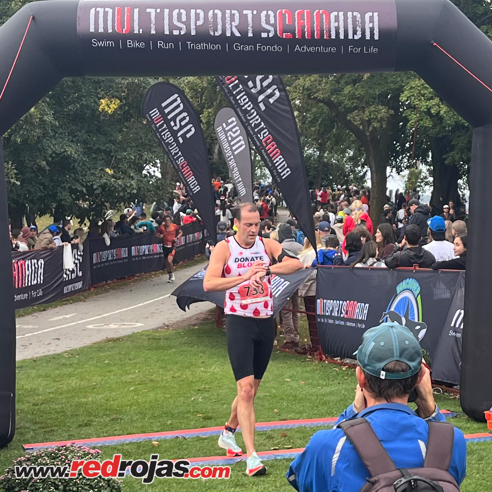 Hart and Jason compete at the Vancouver Triathlon - Vancouver, BC - September 4, 2023