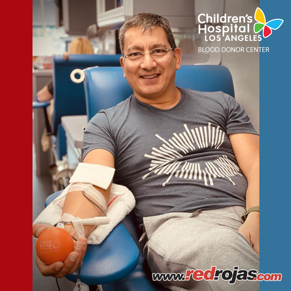 Andres at Children's Hospital Los Angeles Blood Donor Center - Decemeber 19, 2023