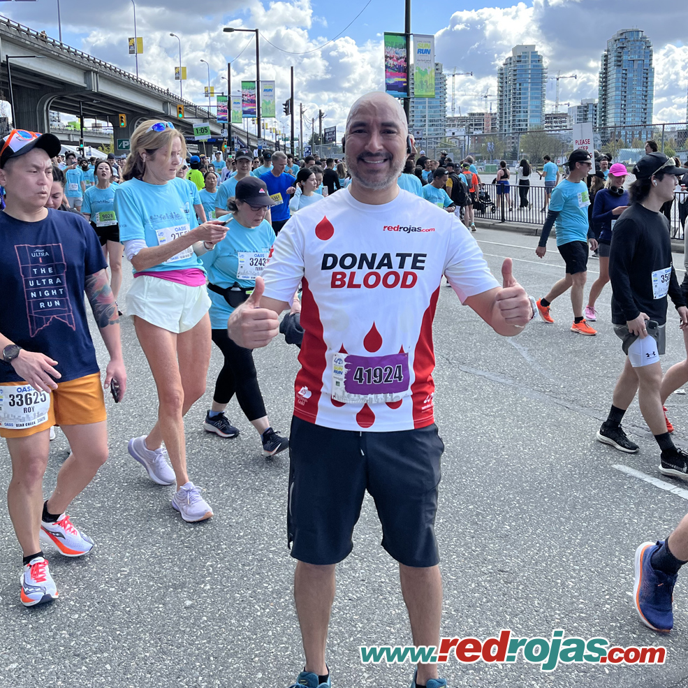 Jorge at the SunRun 10k - Vancouver - April 21, 2024