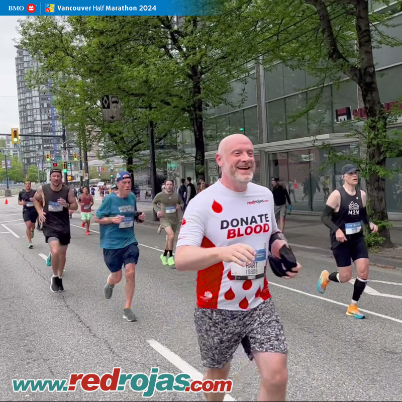 Hart at the BMO Vancouver Half Marathon - Vancouver, BC - May 4, 2024