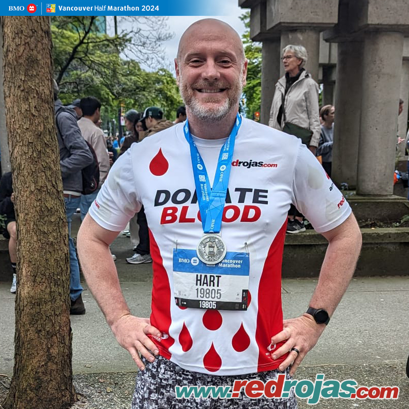 Hart at the BMO Vancouver Half Marathon - Vancouver, BC - May 4, 2024