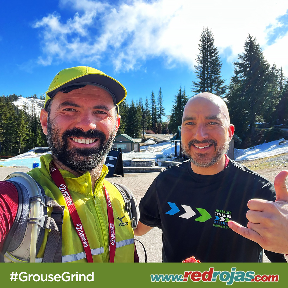 Mauricio and Jorge - Training hike up the Grouse Grind - Grouse Mountain, Vancouver, BC - May 8, 2024