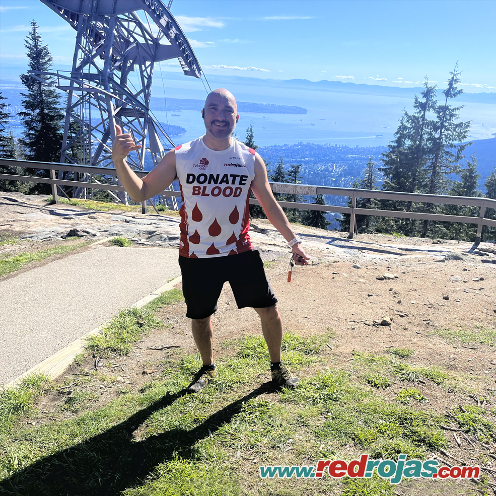 Jorge at the top of Vancouver - Grouse Mountain, Vancouver, BC - May 22, 2024